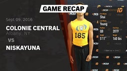 Recap: Colonie Central  vs. Niskayuna 2016