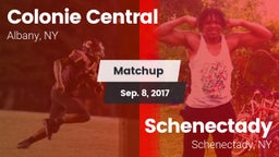 Matchup: Colonie Central vs. Schenectady  2017