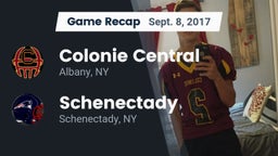 Recap: Colonie Central  vs. Schenectady  2017