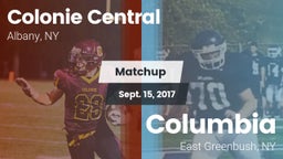 Matchup: Colonie Central vs. Columbia  2017