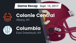 Recap: Colonie Central  vs. Columbia  2017