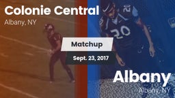 Matchup: Colonie Central vs. Albany  2017