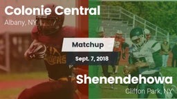 Matchup: Colonie Central vs. Shenendehowa  2018