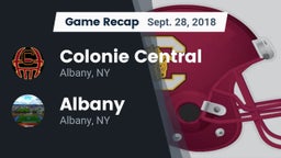 Recap: Colonie Central  vs. Albany  2018