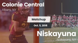 Matchup: Colonie Central vs. Niskayuna  2018