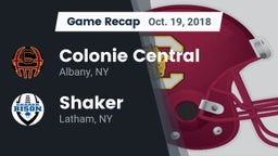 Recap: Colonie Central  vs. Shaker  2018