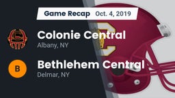 Recap: Colonie Central  vs. Bethlehem Central  2019
