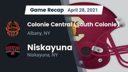 Recap: Colonie Central  (South Colonie) vs. Niskayuna  2021