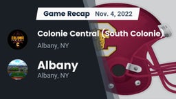 Recap: Colonie Central  (South Colonie) vs. Albany  2022