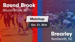 Matchup: Bound Brook vs. Brearley  2016