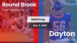Matchup: Bound Brook vs. Dayton  2018