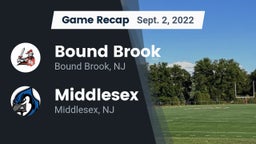 Recap: Bound Brook  vs. Middlesex  2022