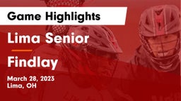 Lima Senior  vs Findlay Game Highlights - March 28, 2023