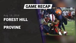 Recap: Forest Hill  vs. Provine 2016
