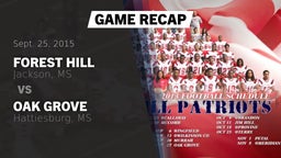 Recap: Forest Hill  vs. Oak Grove  2015