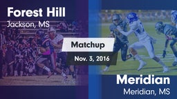 Matchup: Forest Hill vs. Meridian  2016