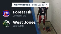 Recap: Forest Hill  vs. West Jones  2017