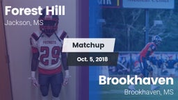 Matchup: Forest Hill vs. Brookhaven  2018