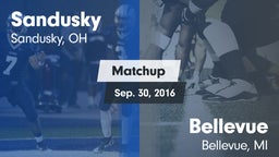 Matchup: Sandusky vs. Bellevue  2016