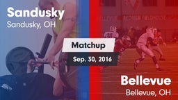 Matchup: Sandusky vs. Bellevue  2016