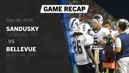 Recap: Sandusky  vs. Bellevue  2016