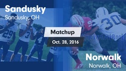 Matchup: Sandusky vs. Norwalk  2016