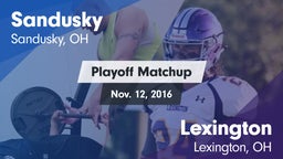 Matchup: Sandusky vs. Lexington  2016