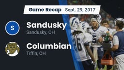 Recap: Sandusky  vs. Columbian  2017