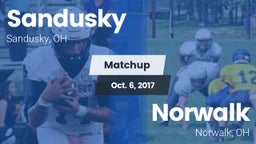 Matchup: Sandusky vs. Norwalk  2017