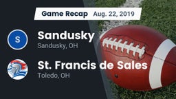 Recap: Sandusky  vs. St. Francis de Sales  2019