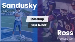 Matchup: Sandusky vs. Ross  2019