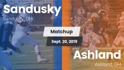 Matchup: Sandusky vs. Ashland  2019
