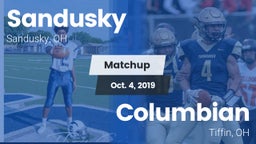 Matchup: Sandusky vs. Columbian  2019
