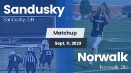 Matchup: Sandusky vs. Norwalk  2020