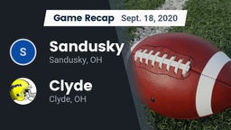 Recap: Sandusky  vs. Clyde  2020