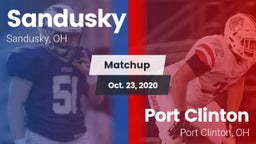 Matchup: Sandusky vs. Port Clinton  2020