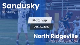 Matchup: Sandusky vs. North Ridgeville  2020