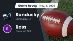 Recap: Sandusky  vs. Ross  2020