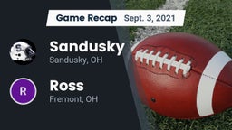 Recap: Sandusky  vs. Ross  2021