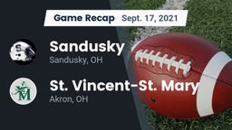 Recap: Sandusky  vs. St. Vincent-St. Mary  2021