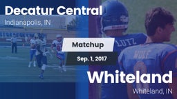 Matchup: Decatur Central vs. Whiteland  2017