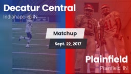 Matchup: Decatur Central vs. Plainfield  2017