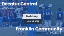 Matchup: Decatur Central vs. Franklin Community  2017