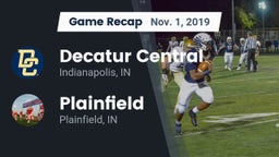 Recap: Decatur Central  vs. Plainfield  2019