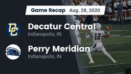 Recap: Decatur Central  vs. Perry Meridian  2020