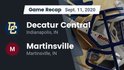 Recap: Decatur Central  vs. Martinsville  2020