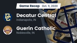 Recap: Decatur Central  vs. Guerin Catholic  2020