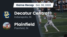 Recap: Decatur Central  vs. Plainfield  2020