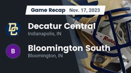 Recap: Decatur Central  vs. Bloomington South  2023