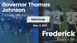 Matchup: Gov Thomas Johnson vs. Frederick  2017